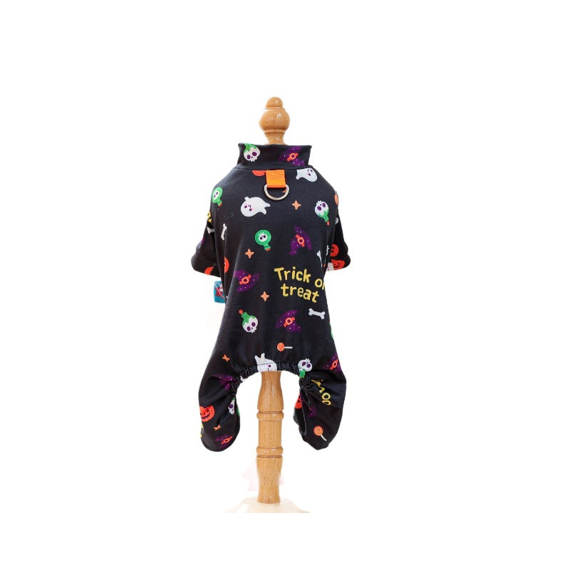 Halloween Dog Pajamas – Cute Pumpkin Print