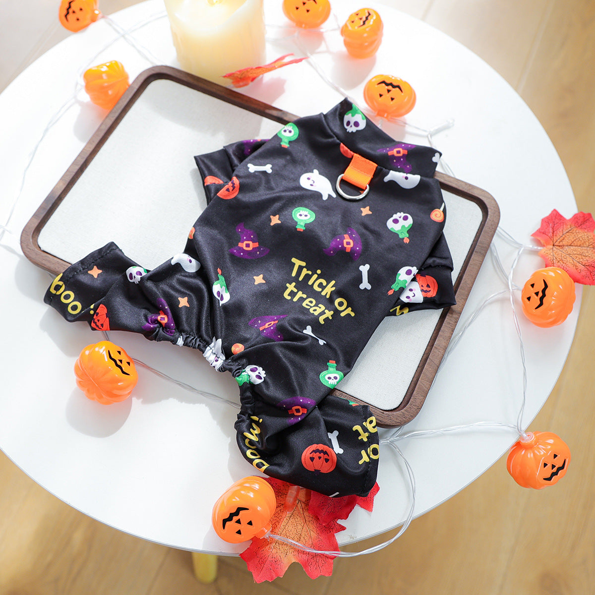 Halloween Dog Pajamas – Cute Pumpkin Print