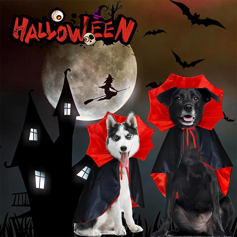 Vampire Halloween Cape for Dogs