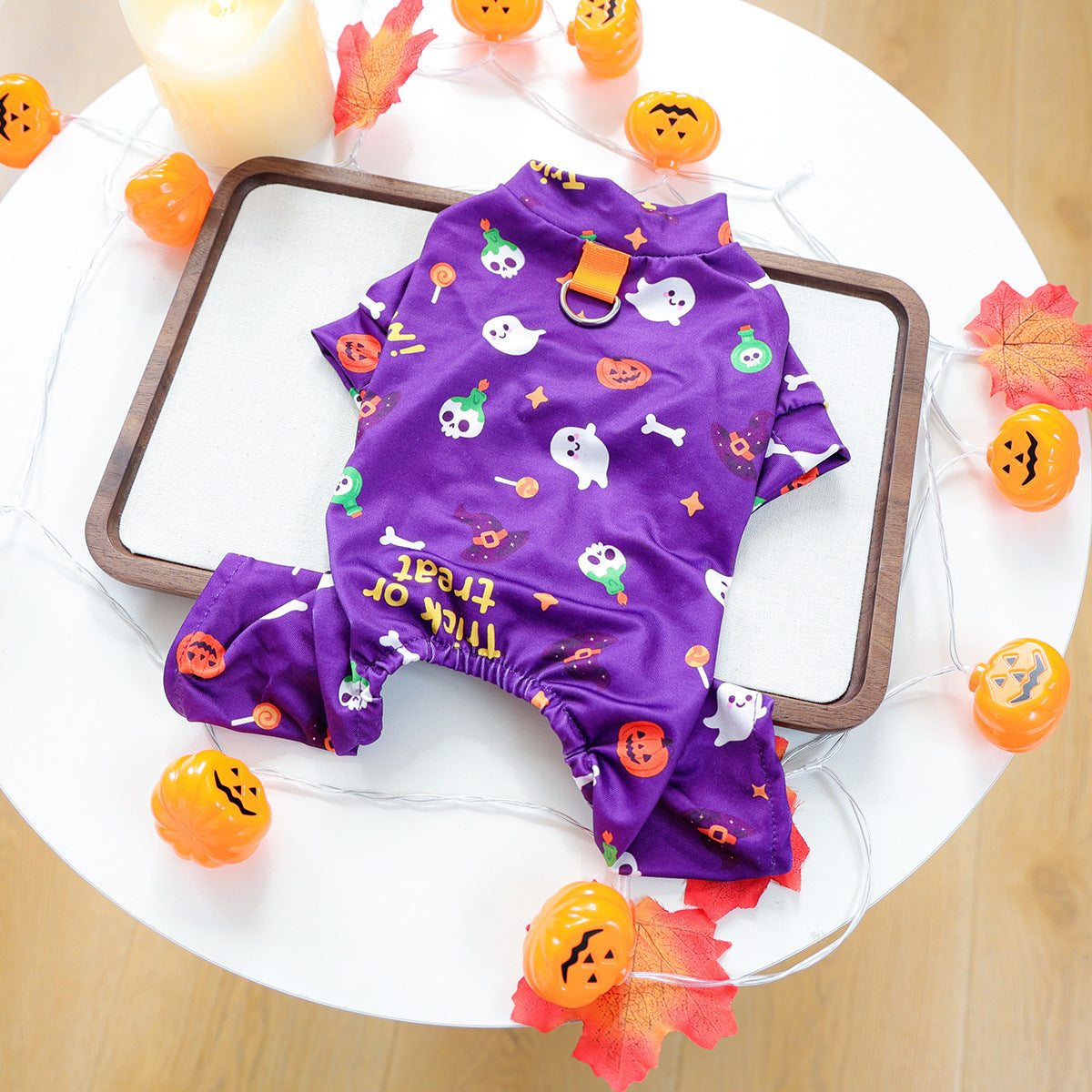 Halloween Dog Pajamas – Cute Pumpkin Print