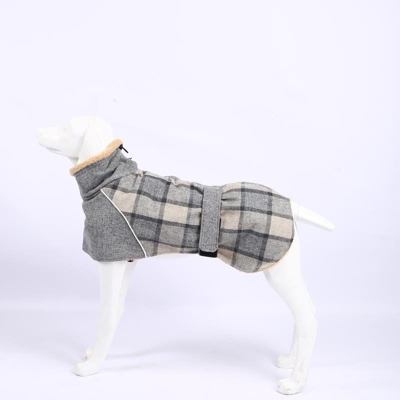 Cozy Plaid Winter Dog Jacket