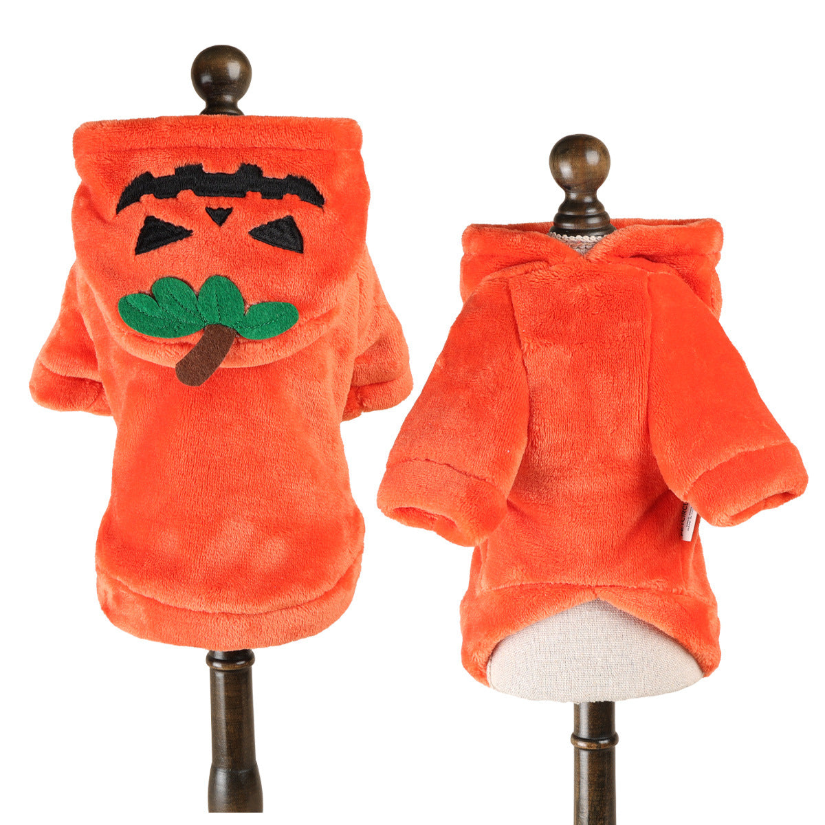 Pumpkin Halloween Dog Hoodie Costume