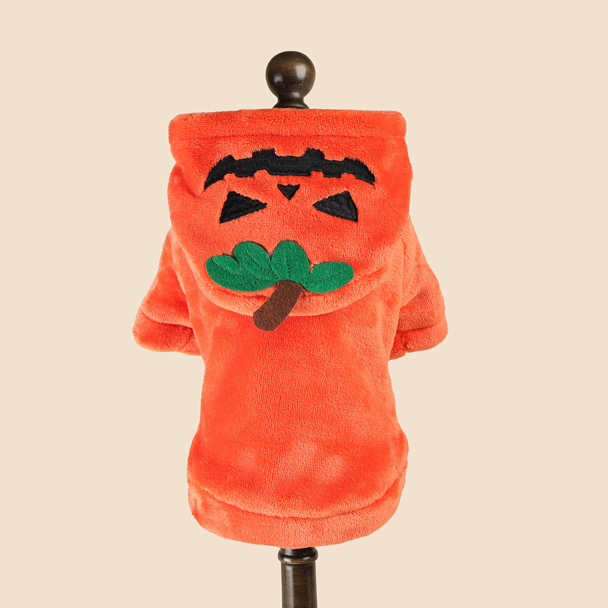 Pumpkin Halloween Dog Hoodie Costume