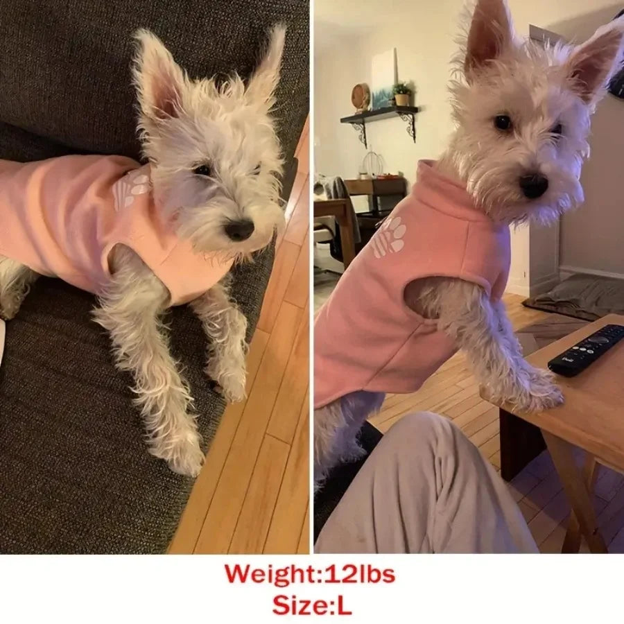 Cozy Fleece Dog Sweater