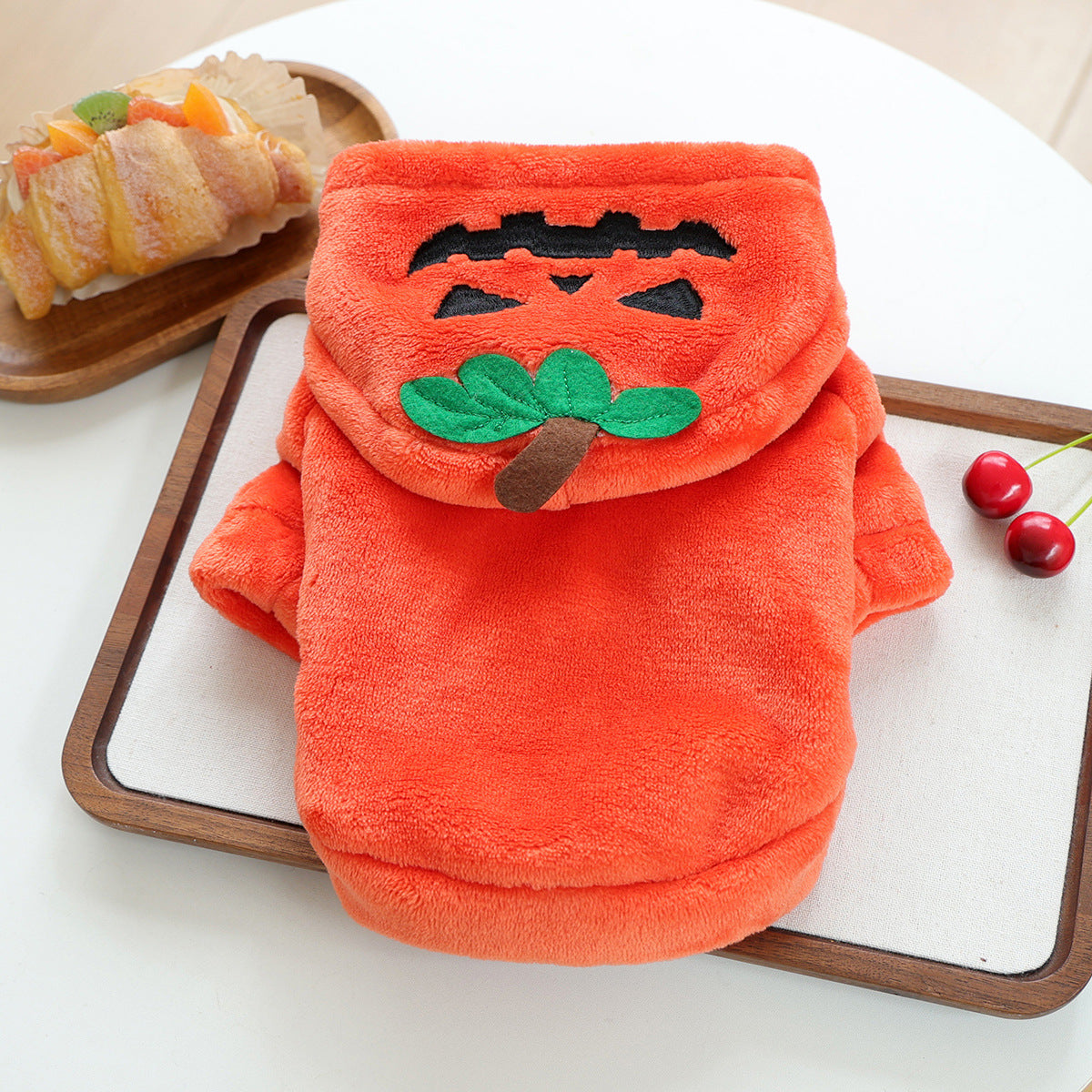 Pumpkin Halloween Dog Hoodie Costume
