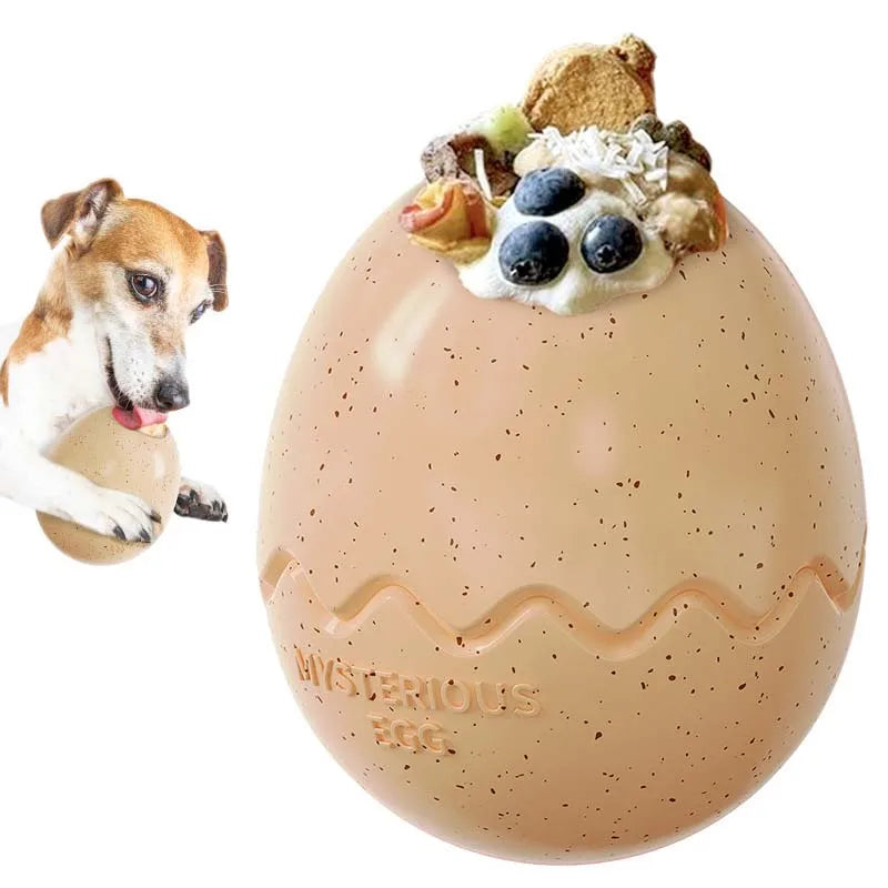 Dinosaur Egg Interactive Dog Treat Dispenser Toy