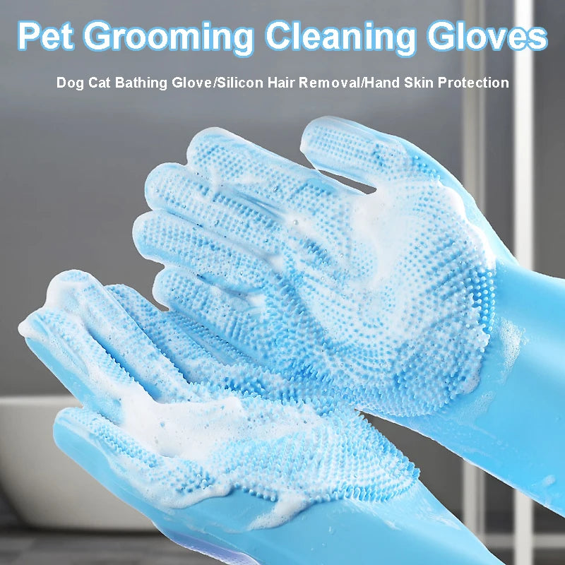 Silicone Dog Grooming & Bath Glove