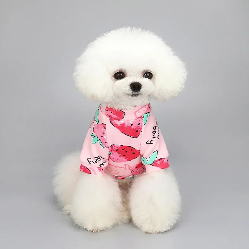 Cozy Pattern Dog Hoodies
