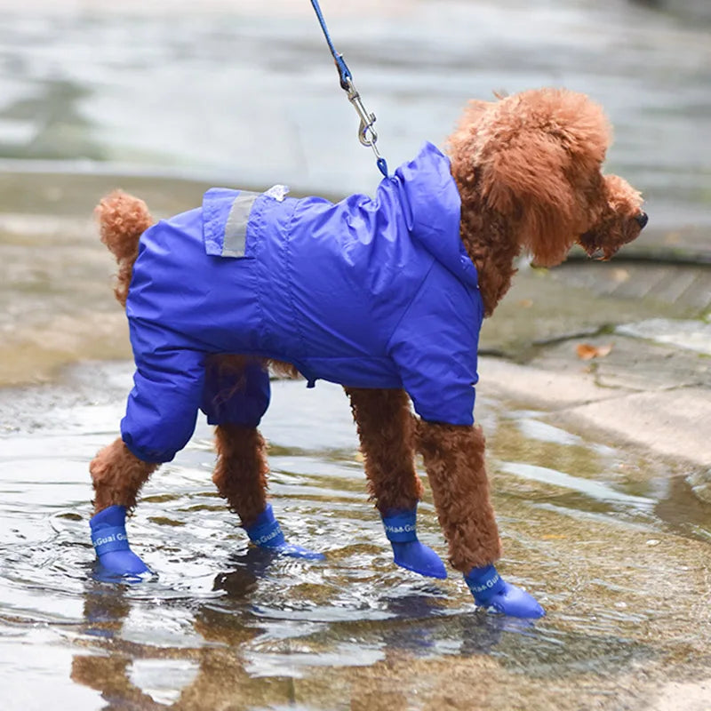 Waterproof Anti-Slip Dog Boots - Set of 4