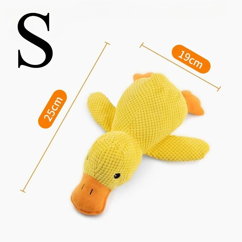 Quacking Plush Duck Dog Toy