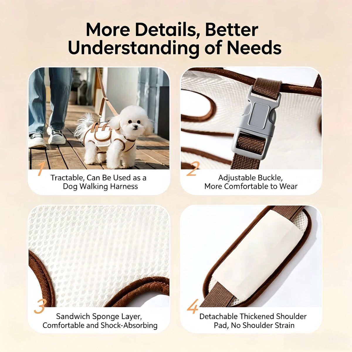 3-in-1 Breathable Dog Carrier Bag