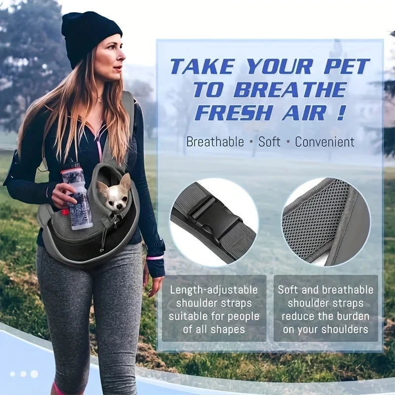 Breathable Dog Sling Carrier for Small Dogs