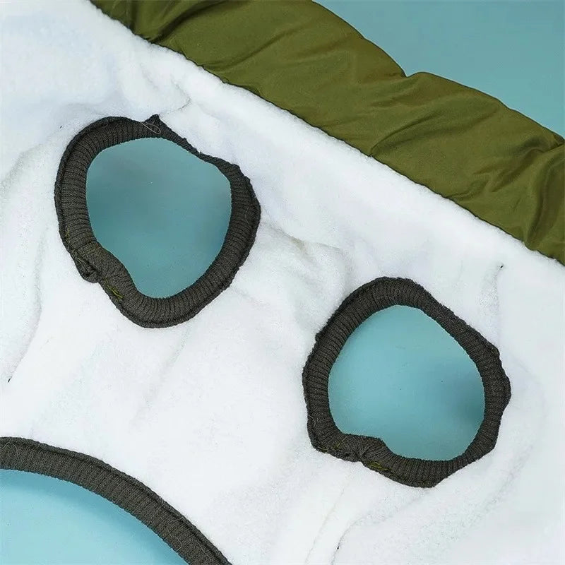 All-Weather Dog Jacket with Built-In Harness