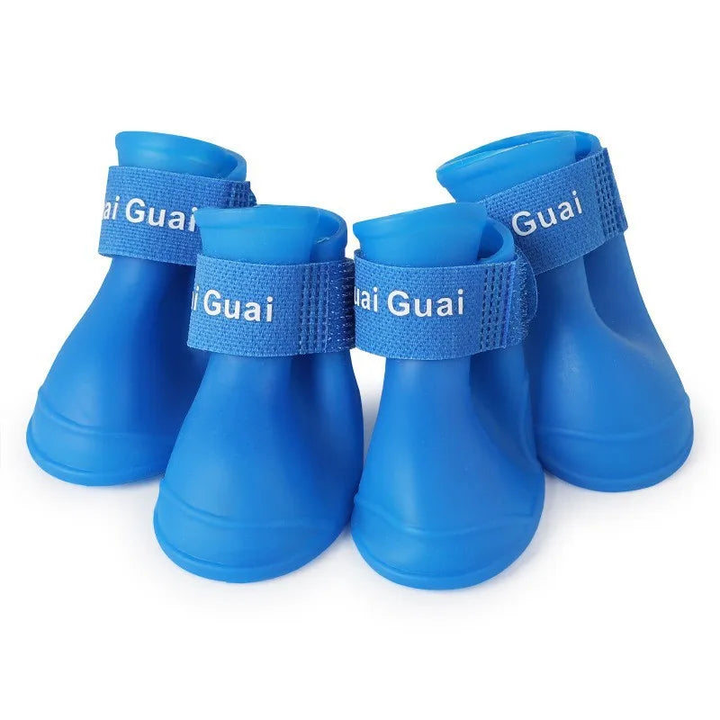 Waterproof Anti-Slip Dog Boots - Set of 4