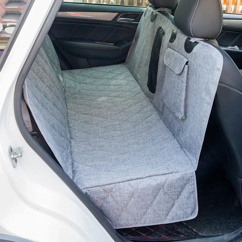 Waterproof Dog Car Seat Cover – Back Seat Hammock & Pet Protector