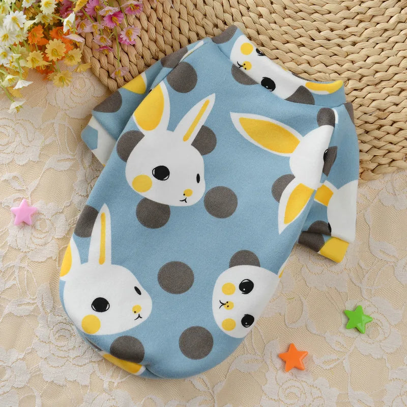 Cozy Pattern Dog Hoodies