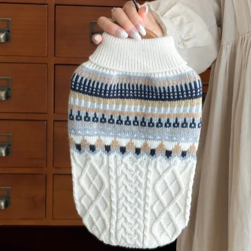 Vintage Winter Dog Sweater