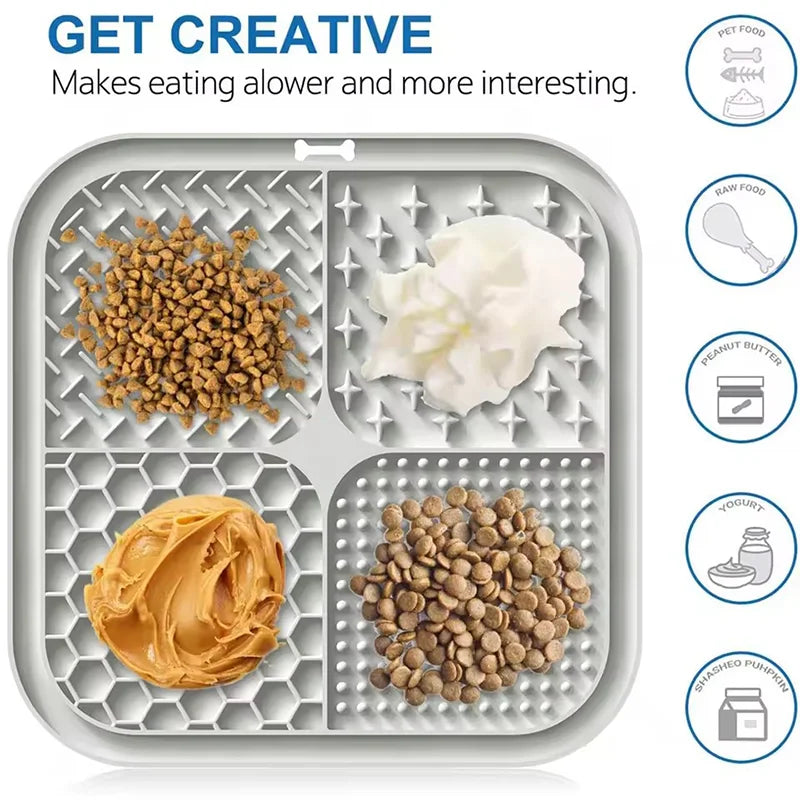 4-Zone Silicone Lick Mat