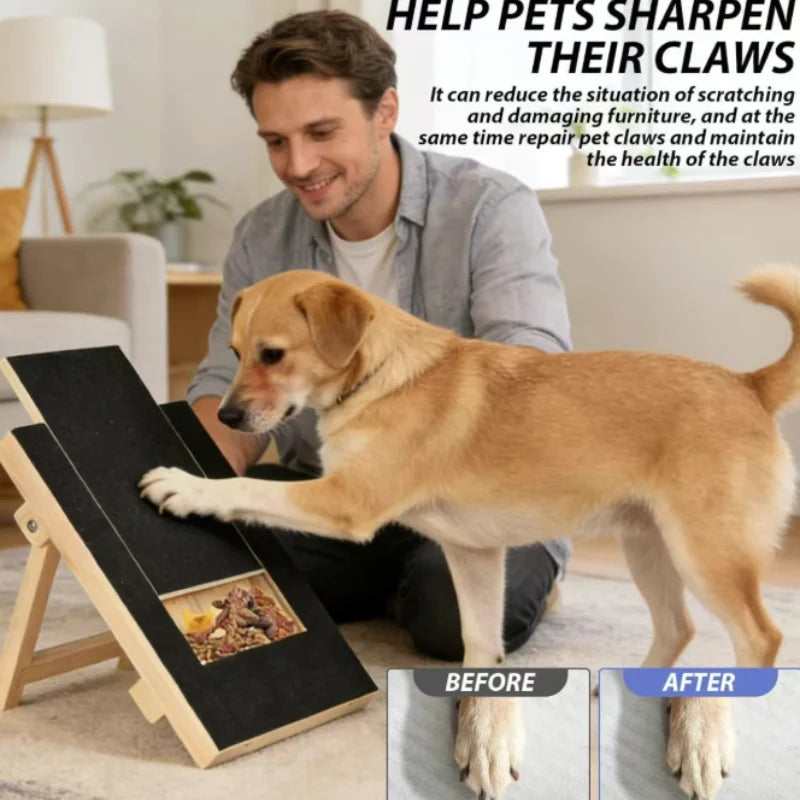 Treat-Reward Dog Nail Filing Board