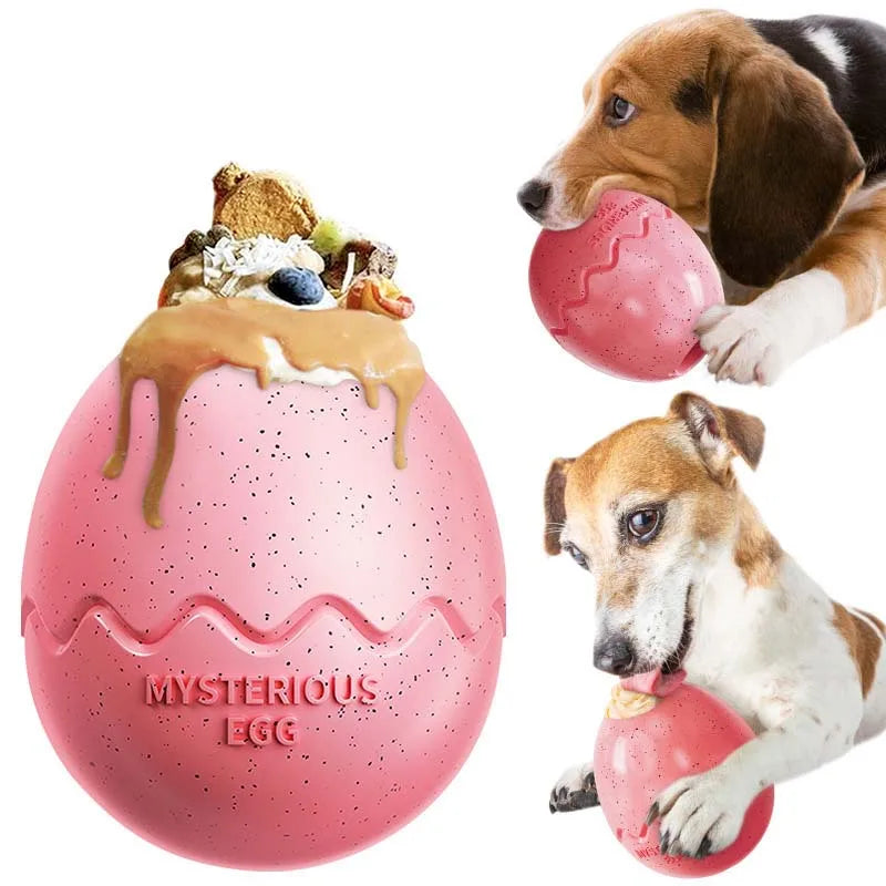 Dinosaur Egg Interactive Dog Treat Dispenser Toy