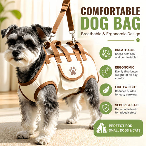 3-in-1 Breathable Dog Carrier Bag