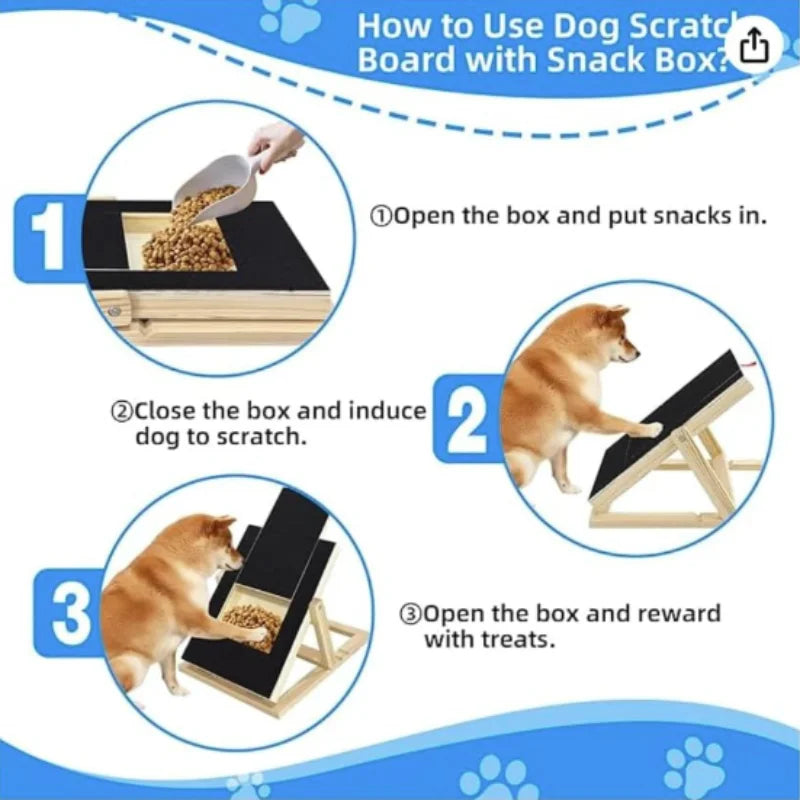 Treat-Reward Dog Nail Filing Board