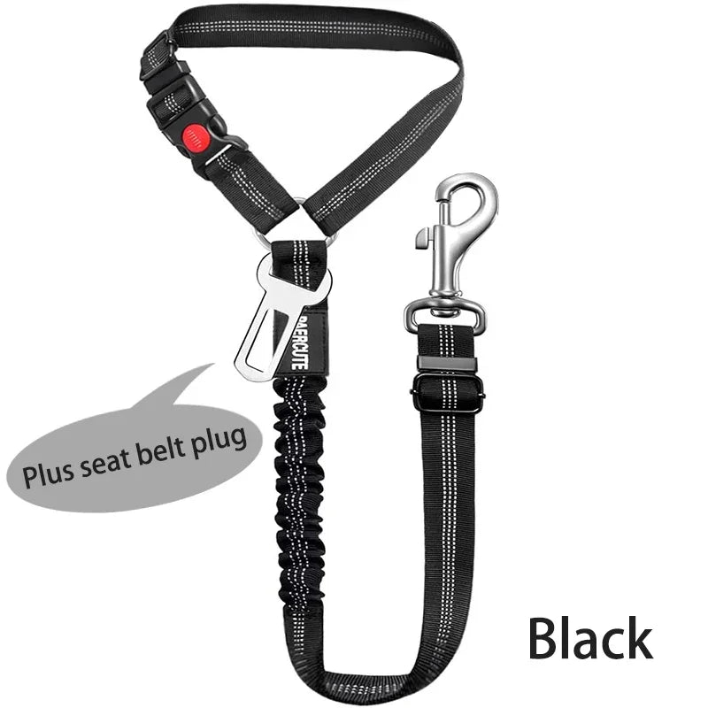 2-in-1 Dog Leash & Car Seat Belt Tether