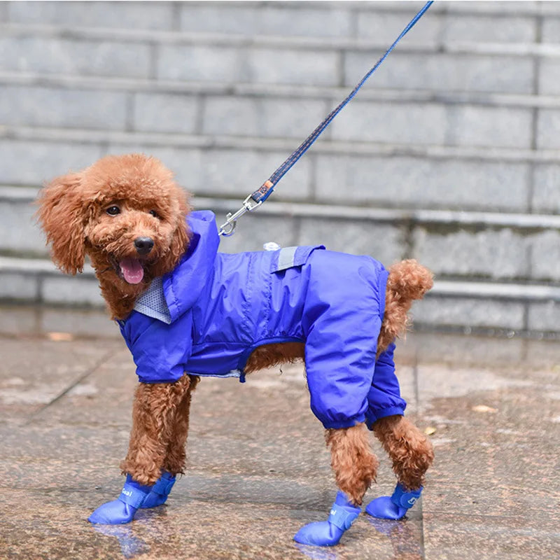 Waterproof Anti-Slip Dog Boots - Set of 4