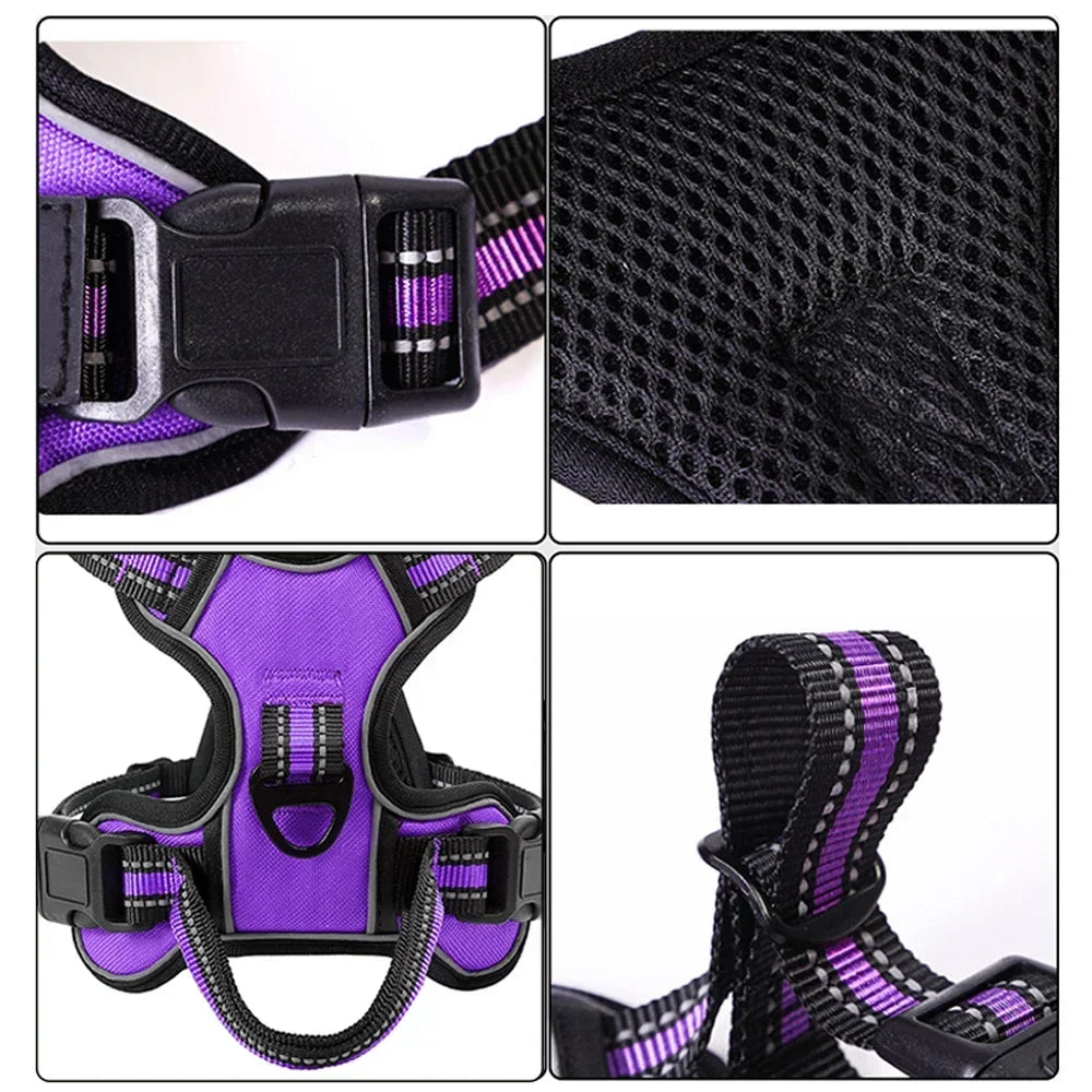 Reflective No-Pull Comfort Dog Harness