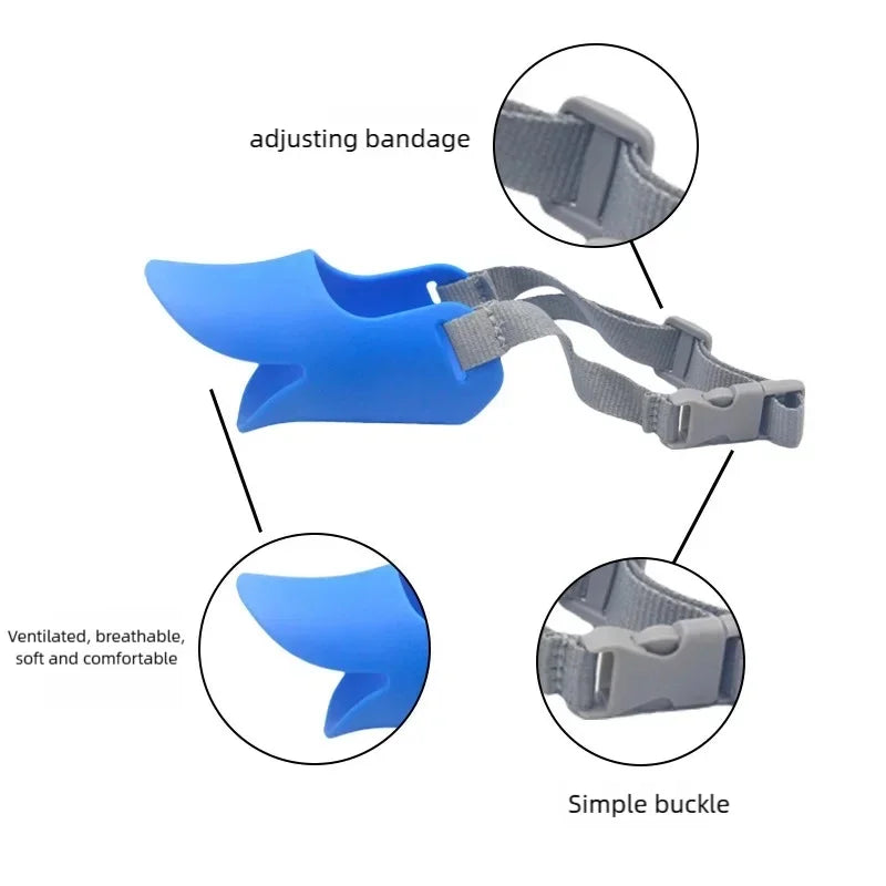 Adjustable Duck-Bill Dog Muzzle