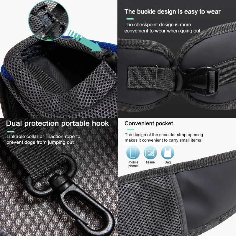 Breathable Dog Sling Carrier for Small Dogs