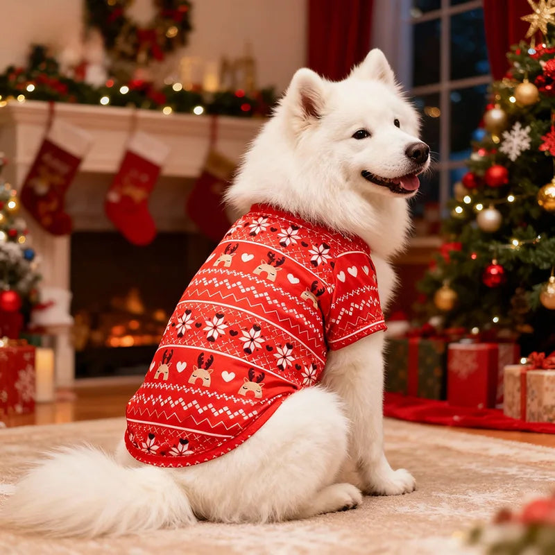 Cozy Christmas Dog Sweater