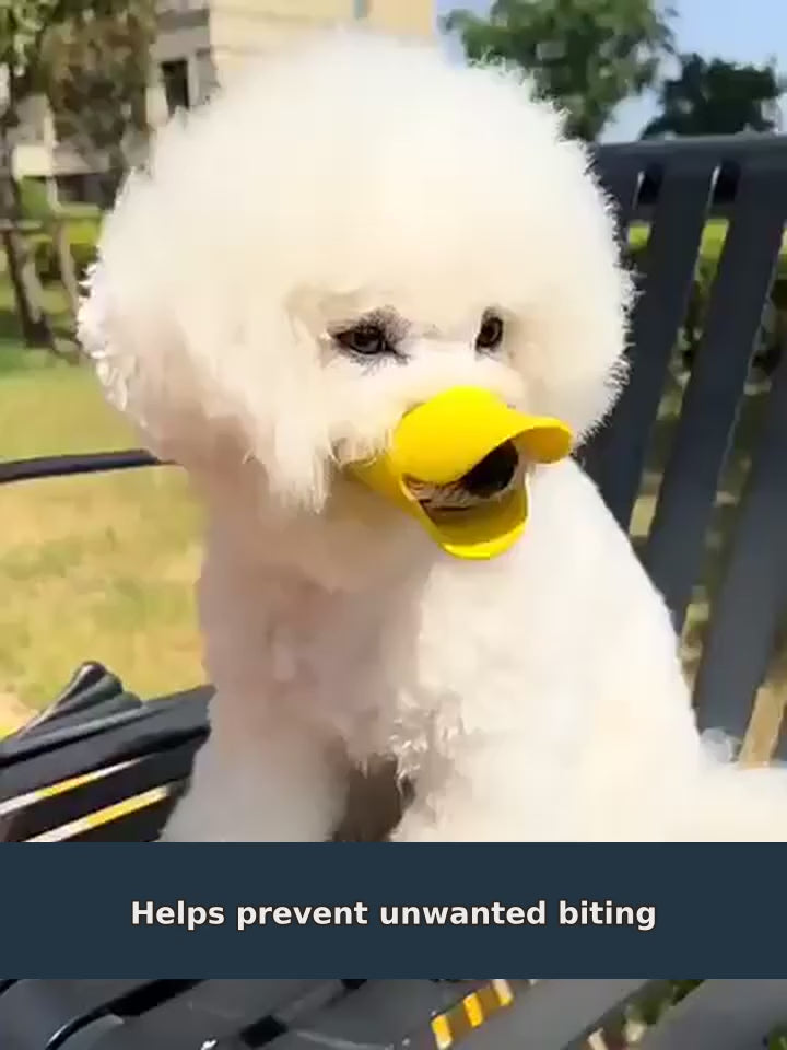 Adjustable Duck-Bill Dog Muzzle